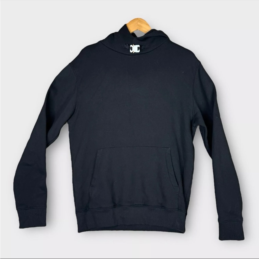 1017 Alyx 9sm Matthew M Williams Buckle Pullover Hoodie Mens M Black Disigner